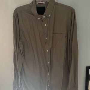 Cotton Slim Fit Button Down Shirt